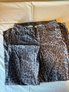 Leopard Print Stretch jeans - Gray/brown & Black
